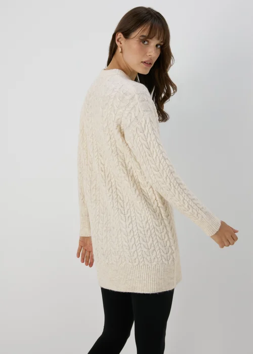Cream Cable Tunic - XS Image 2