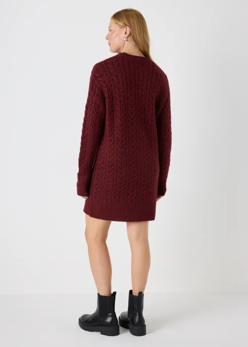 Burgundy Cable Tunic - XS Image 2