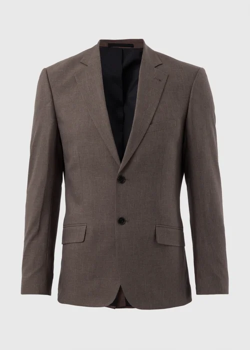 Taylor & Wright Wentworth Brown Slim Fit Suit Jacket - 36 Chest Regular Image 5