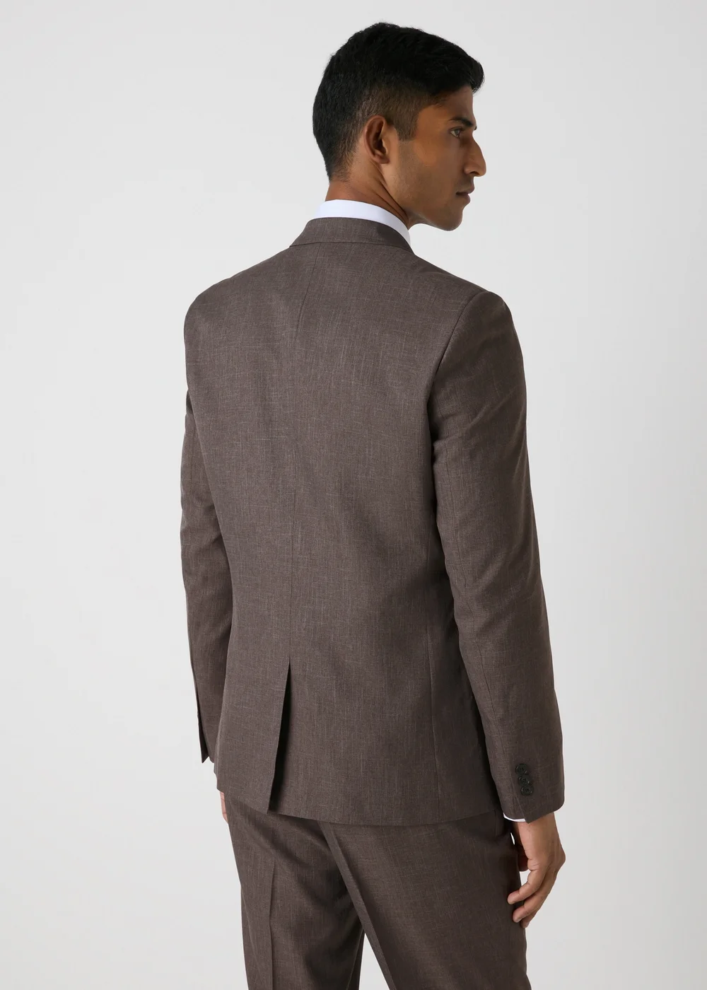 Taylor & Wright Wentworth Brown Slim Fit Suit Jacket - 36 Chest Regular Image 2