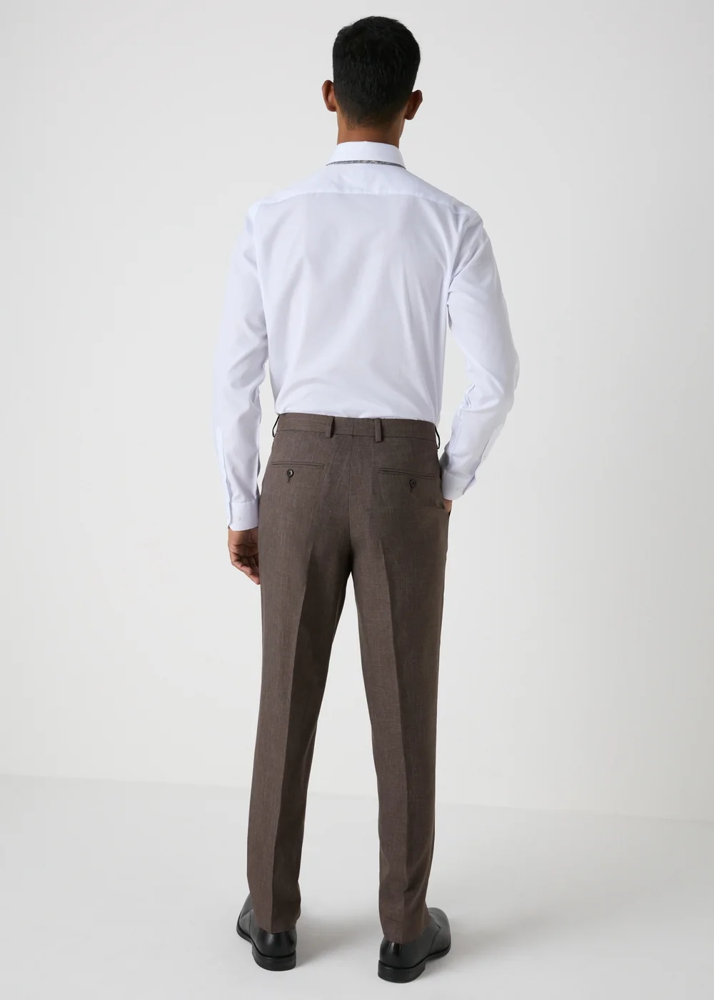 Taylor & Wright Wentworth Brown Slim Fit Trousers - 30 Waist 29 Leg Image 2