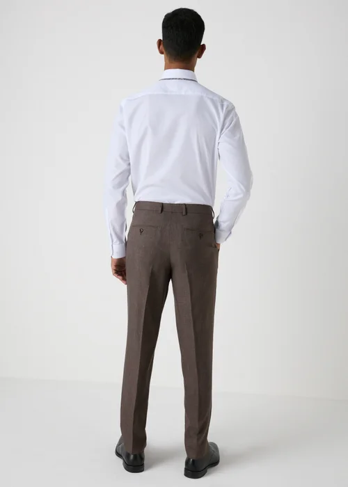 Taylor & Wright Wentworth Brown Slim Fit Trousers - 30 Waist 29 Leg Image 2