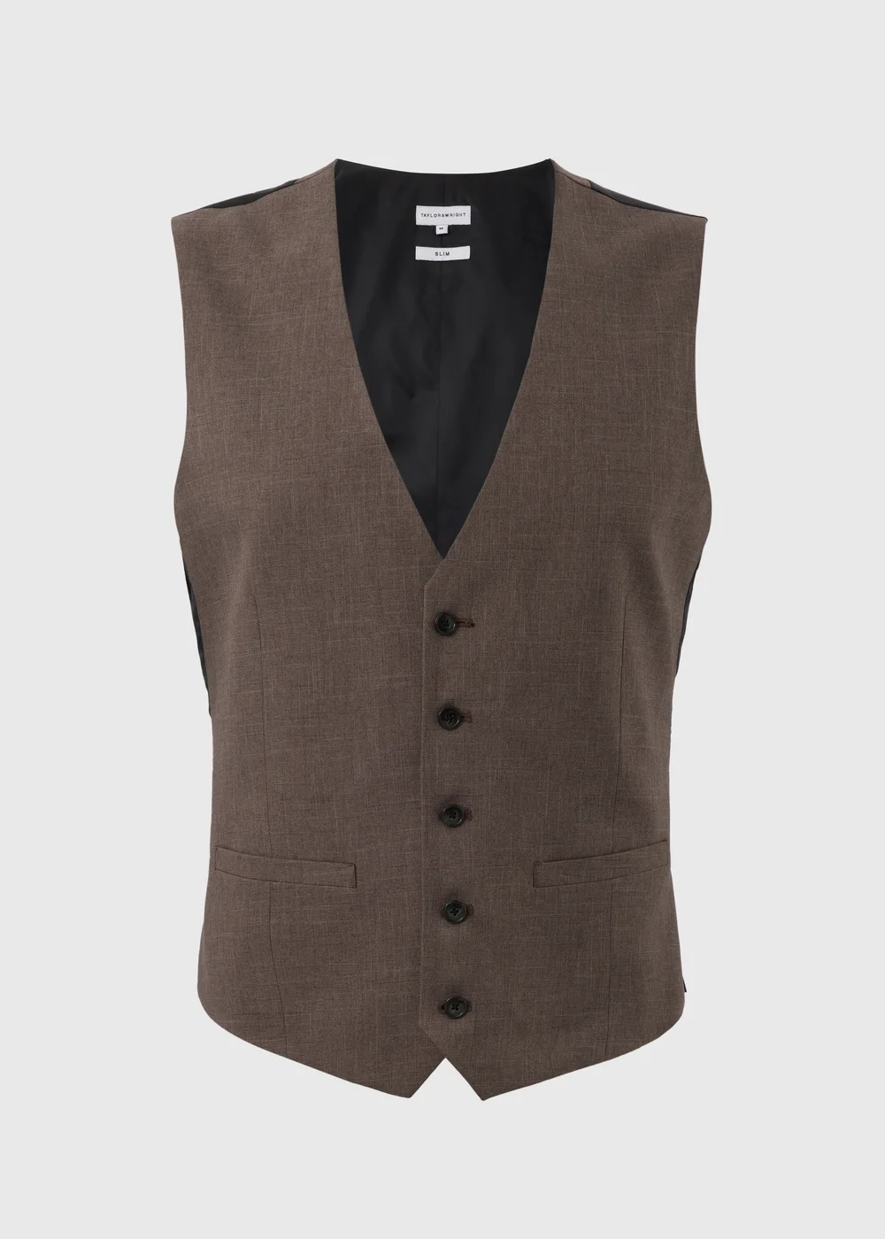 Taylor & Wright Wentworth Brown Waistcoat - Small Image 5