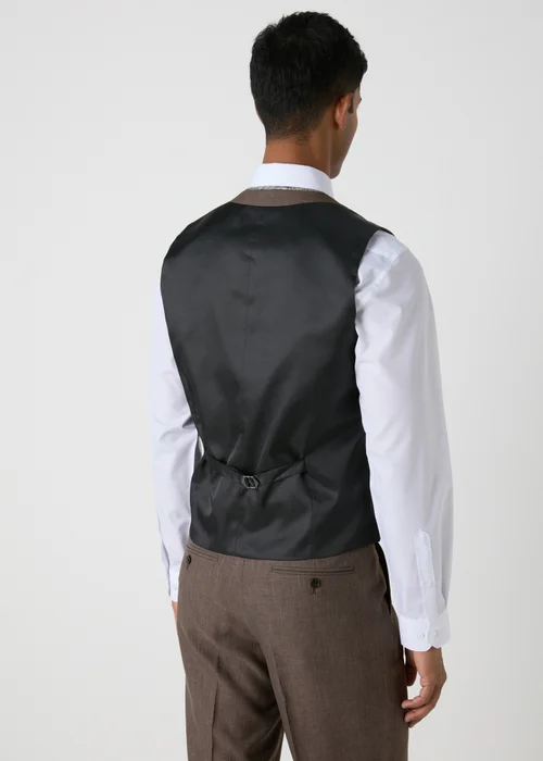 Taylor & Wright Wentworth Brown Waistcoat - Small Image 2