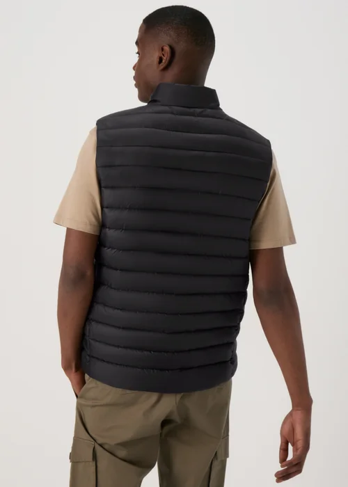 Black Puffer Gilet - S Image 2