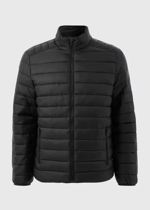 Black Padded Puffa Jacket - S Image 4