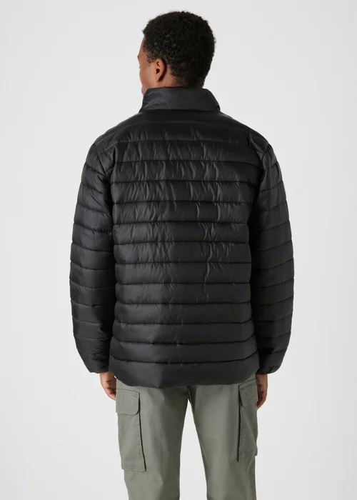 Black Padded Puffa Jacket - S Image 2