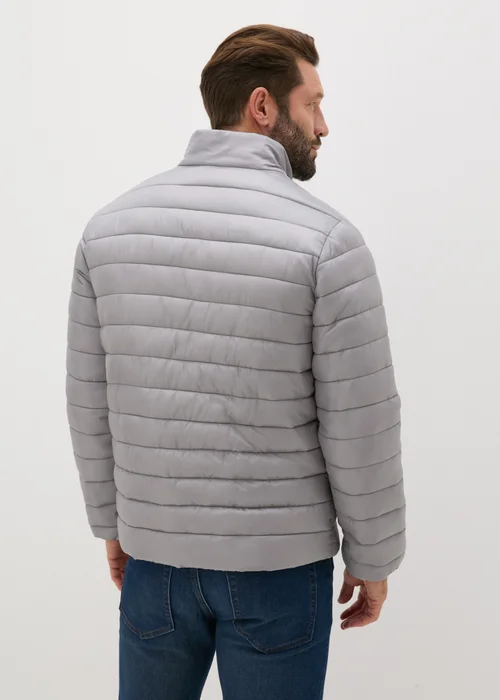 Grey Funnel Puffer Jacket - S Image 2