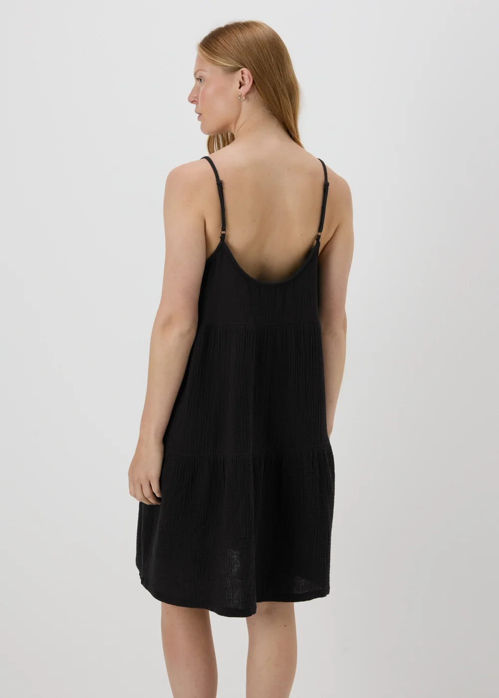 Black Cloth Dress - XS Image 2