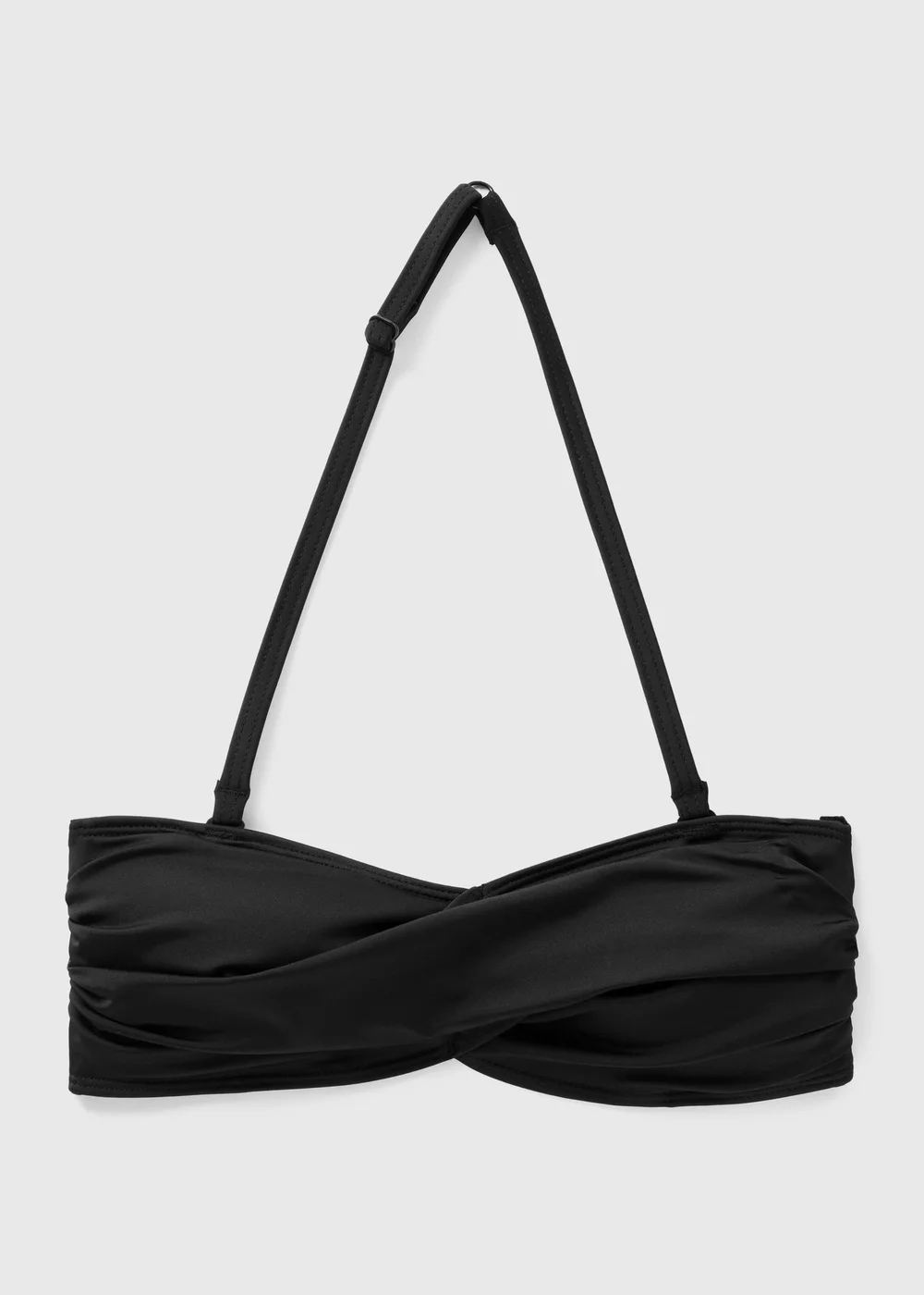 Black Twisted Bikini Top - 6 Image 3