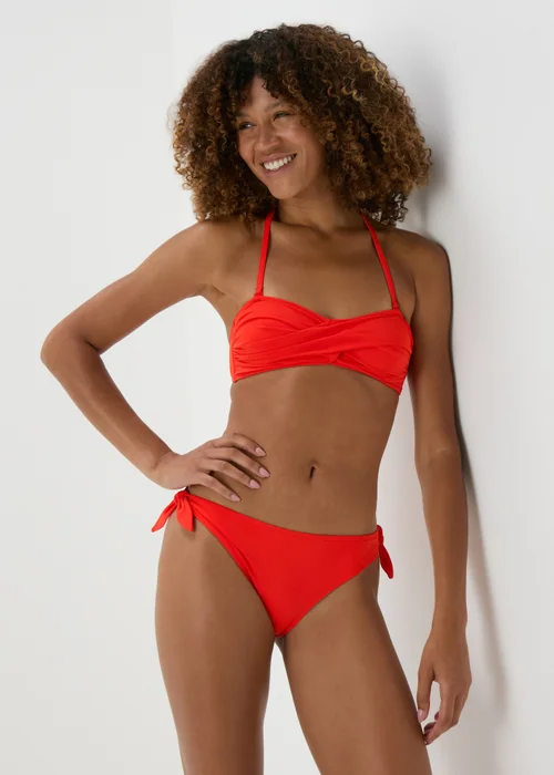 Red Twist Bikini Bottoms - 6 Image 1