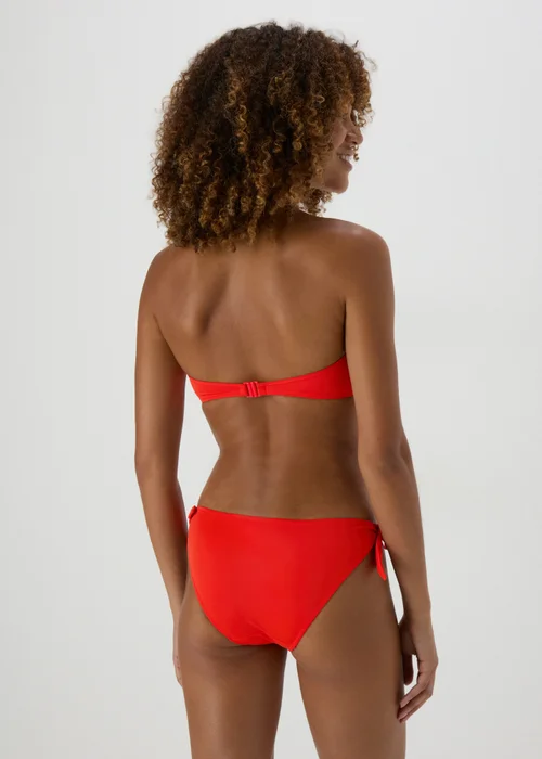 Red Twist Bikini Bottoms - 6 Image 2