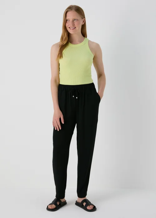 Black Airflow Tapered Trousers - 8 Image 1