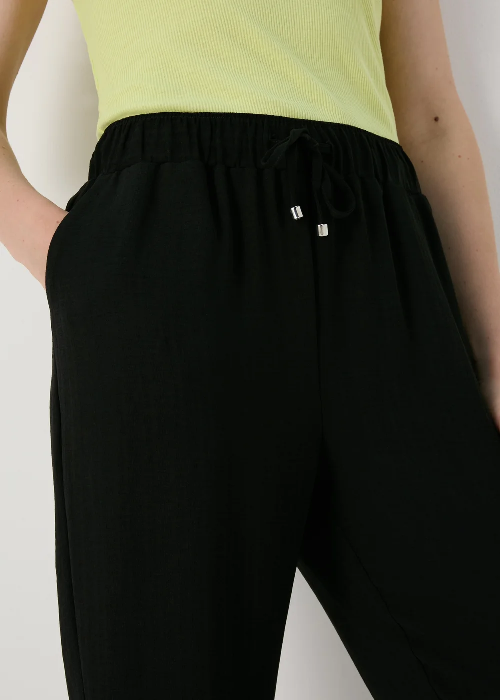 Black Airflow Tapered Trousers - 8 Image 3