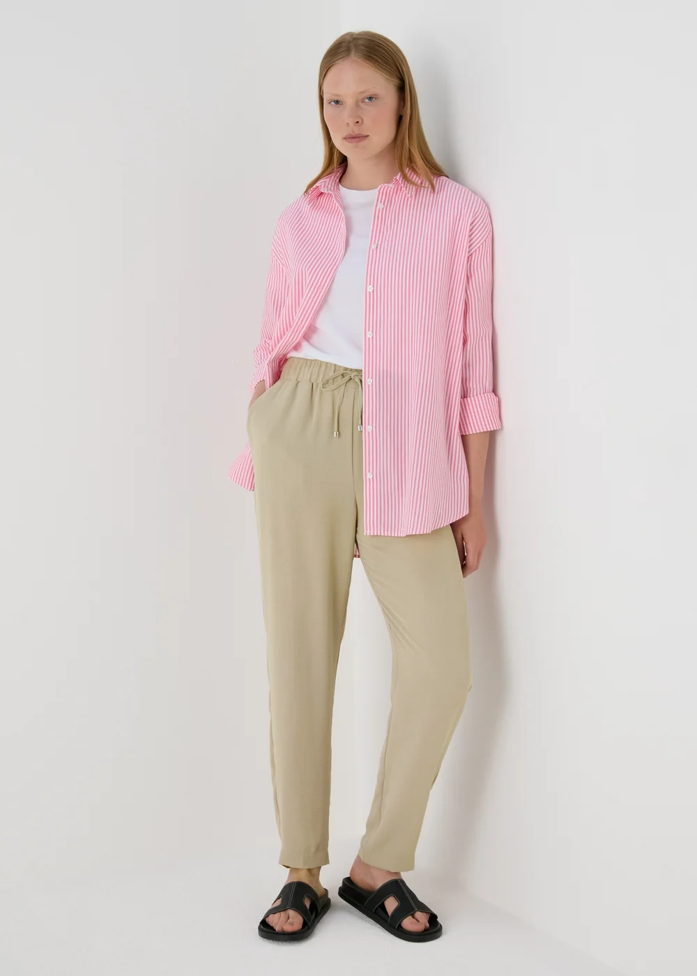 Stone Airflow Tapered Trousers - 8 Image 4