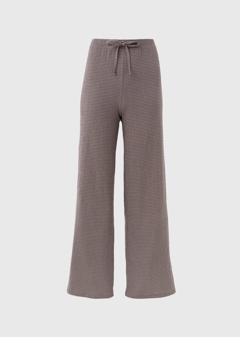 Taupe Textured Co Ord Trousers - 8 Image 5