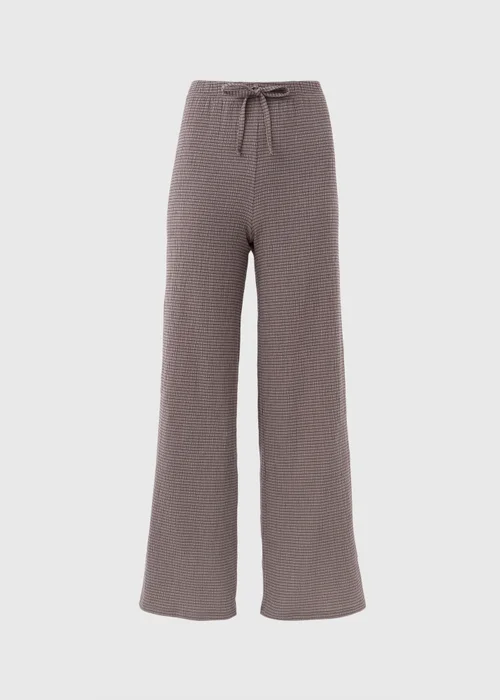 Taupe Textured Co Ord Trousers - 8 Image 5