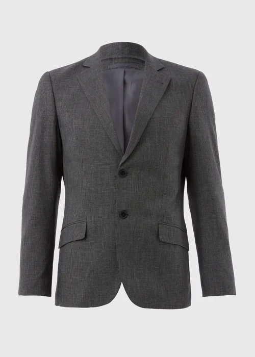 Taylor & Wright Hardwick Charcoal Slim Fit Jacket - 36 Chest Regular Image 5