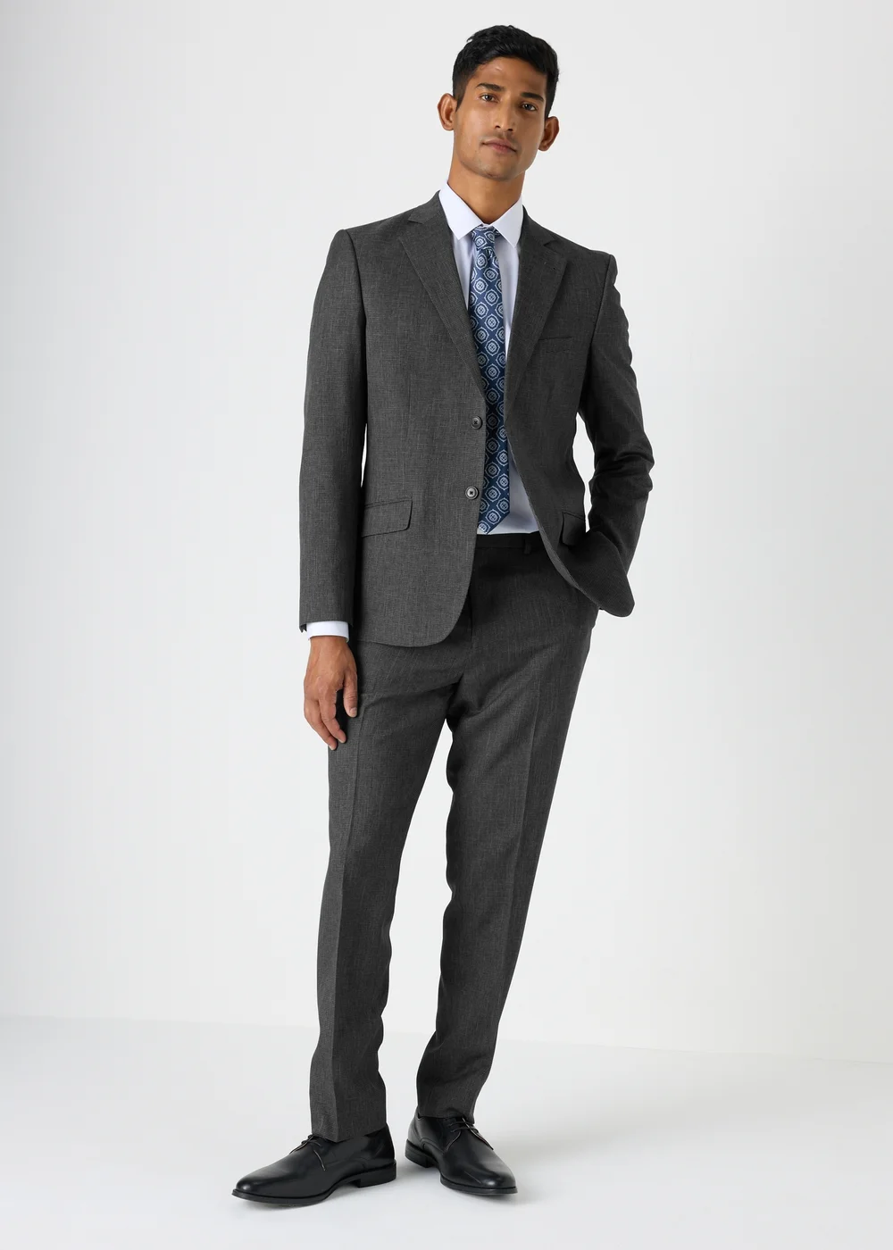 Taylor & Wright Hardwick Charcoal Slim Fit Jacket - 36 Chest Regular Image 2