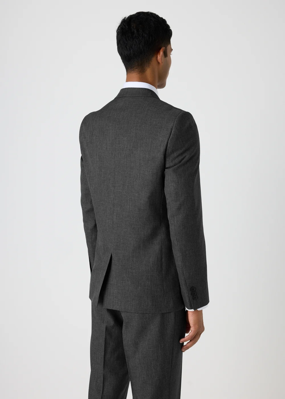 Taylor & Wright Hardwick Charcoal Slim Fit Jacket - 36 Chest Regular Image 4