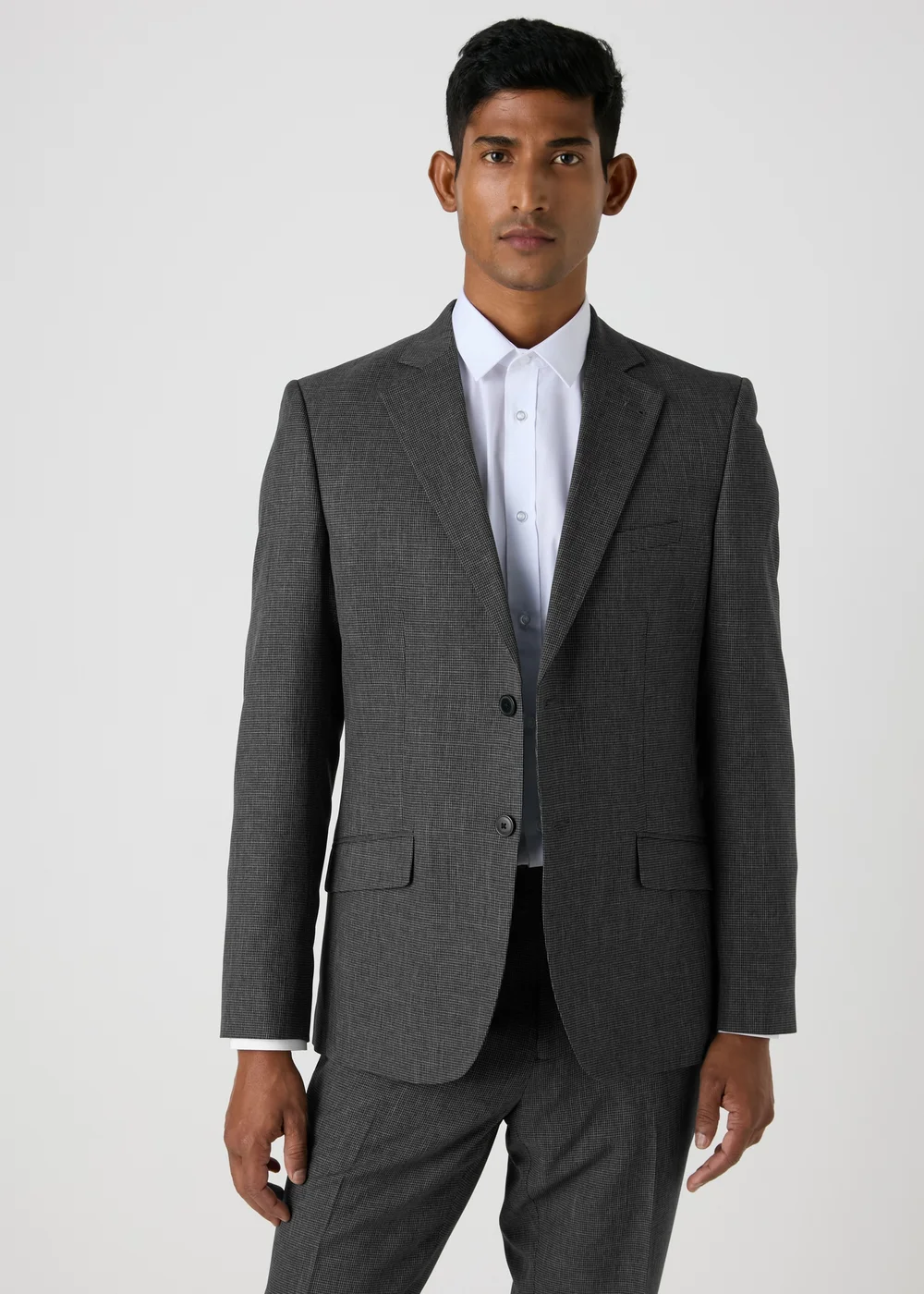Taylor & Wright Hardwick Charcoal Slim Fit Jacket - 36 Chest Regular Image 3