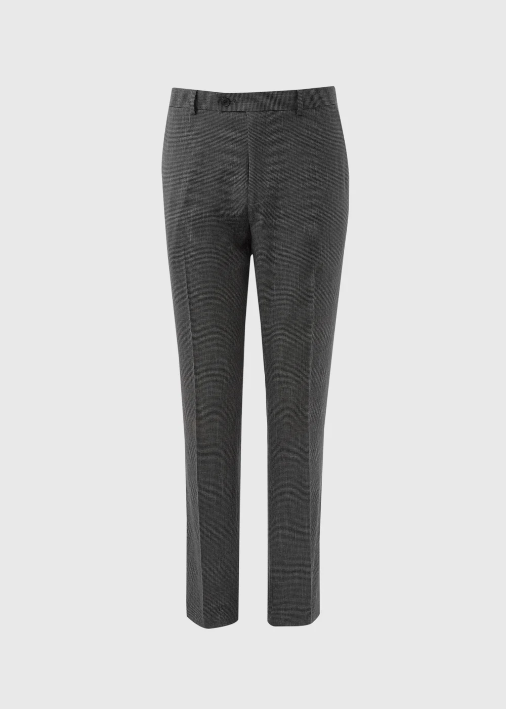 Taylor & Wright Hardwick Charcoal Slim Fit Trousers - 30 Waist 29 Leg Image 5