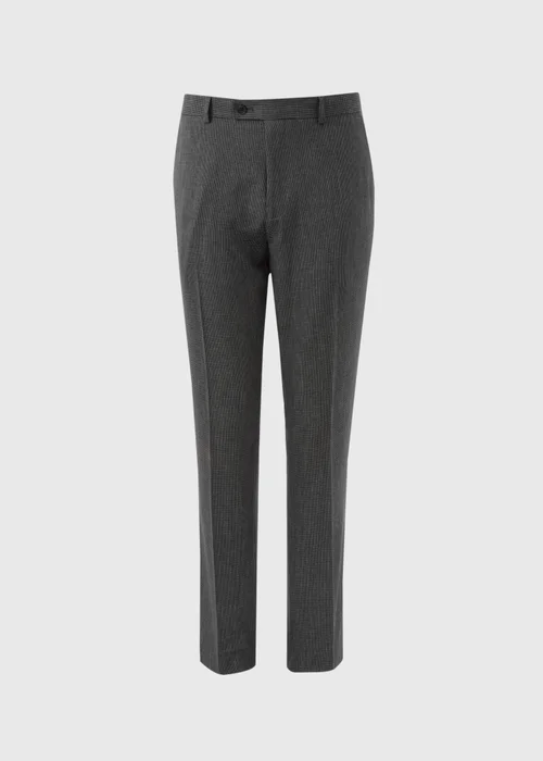 Taylor & Wright Hardwick Charcoal Slim Fit Trousers - 30 Waist 29 Leg Image 5
