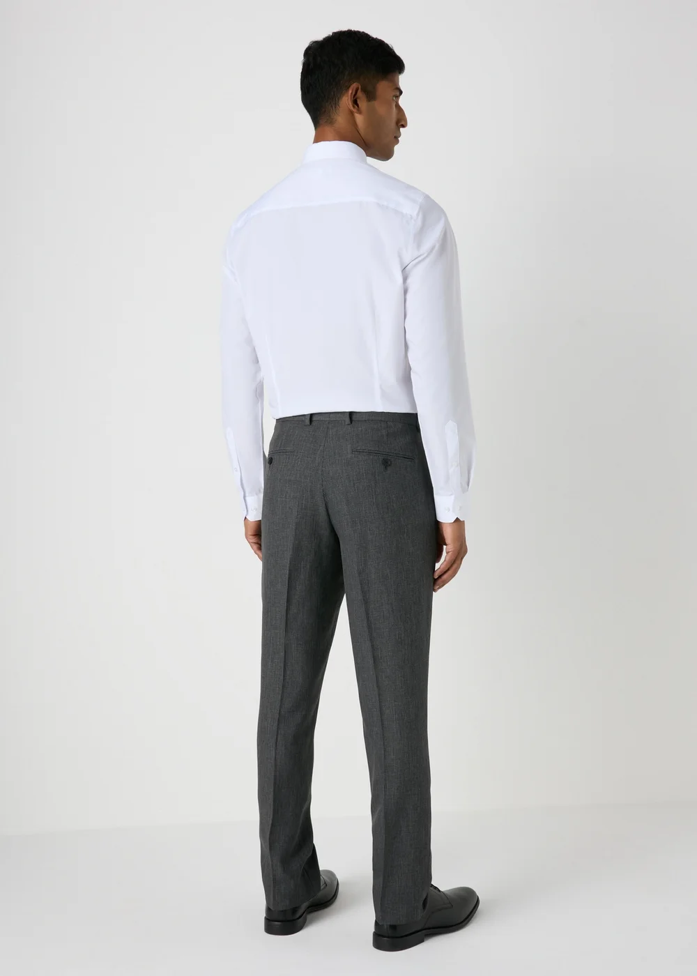 Taylor & Wright Hardwick Charcoal Slim Fit Trousers - 30 Waist 29 Leg Image 4