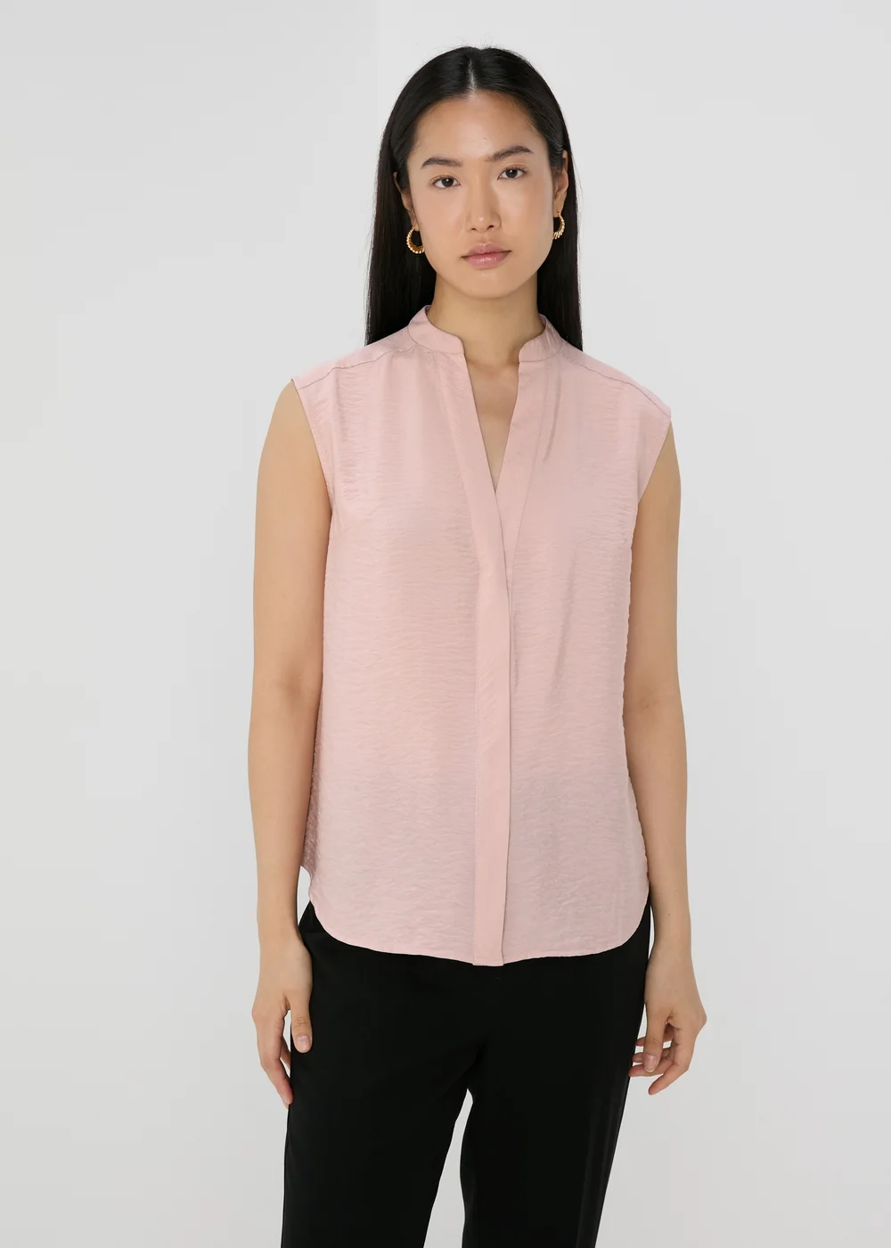 Et Vous Pink Airflow Sleeveless Shirt - 8 Image 1
