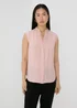 Et Vous Pink Airflow Sleeveless Shirt - 8 Image 1