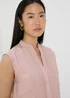 Et Vous Pink Airflow Sleeveless Shirt - 8 Image 3