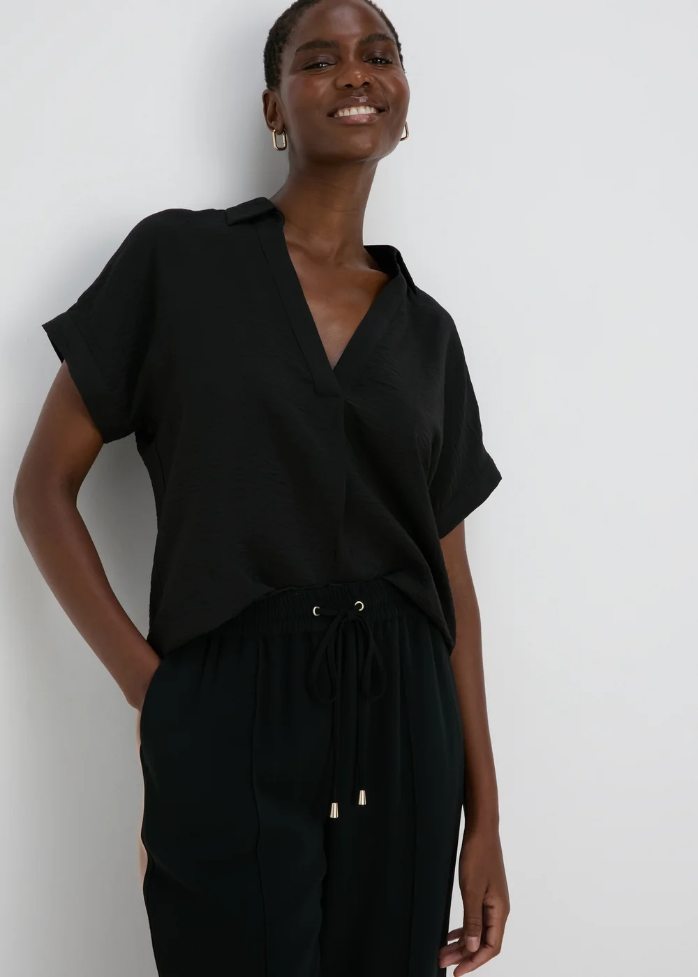 Et Vous Black Airflow Top - 8 Image 1