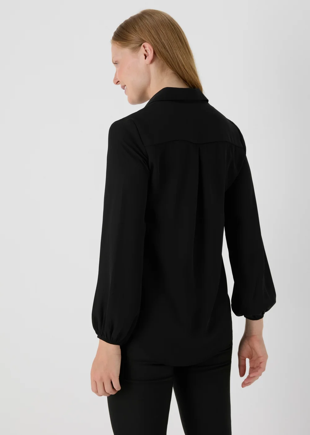 Et Vous Black Zip Up Blouse - 8 Image 2