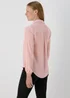 Et Vous Pink Zip Up Blouse - Size 8 Image 2
