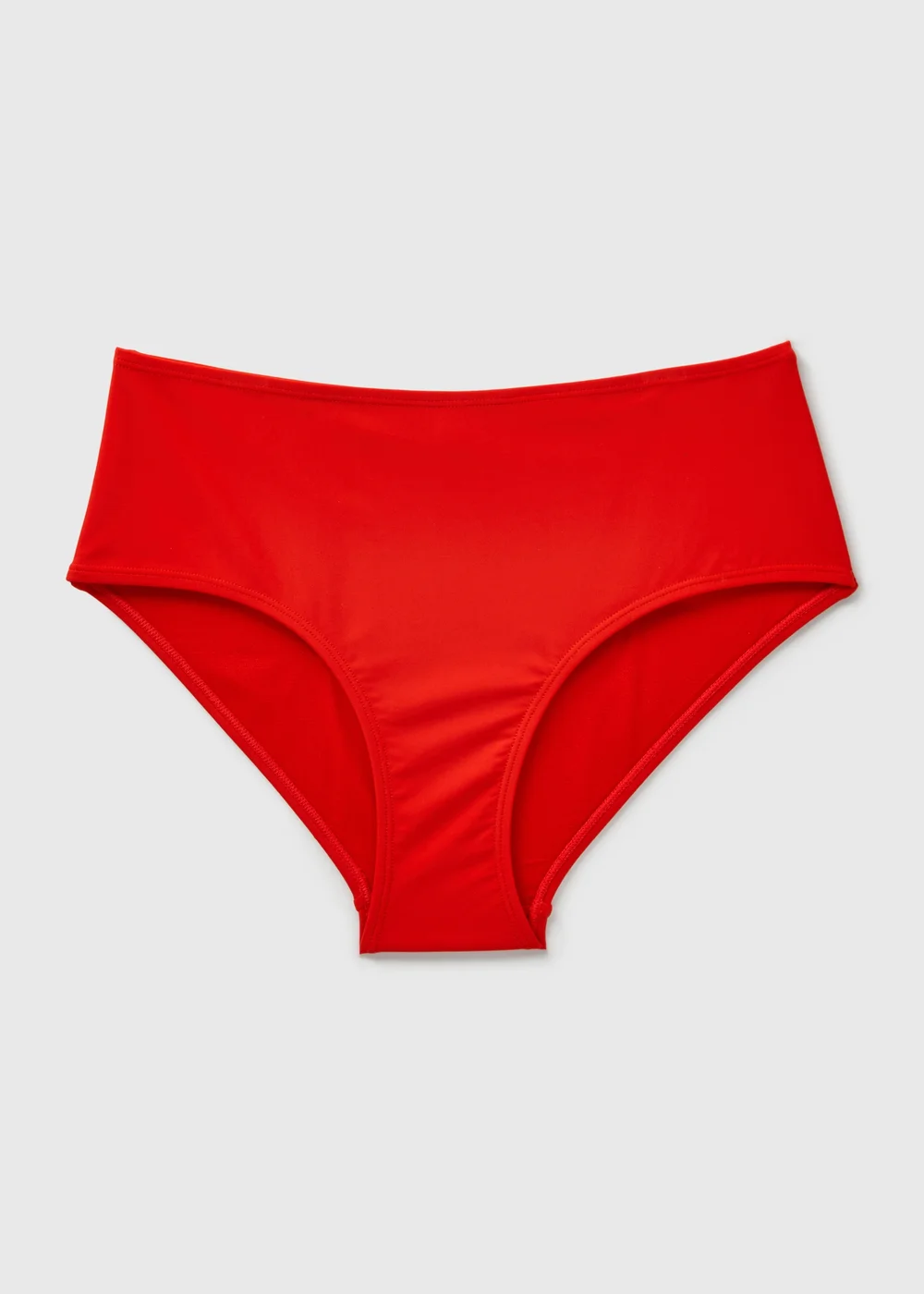 Red High Leg Bikini Bottoms - 6 Image 3