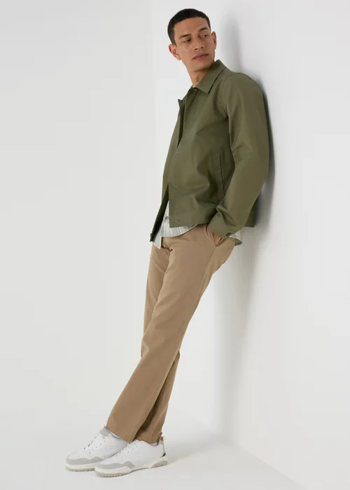 Beige Straight Fit Chinos - 30 Waist Regular Image 4