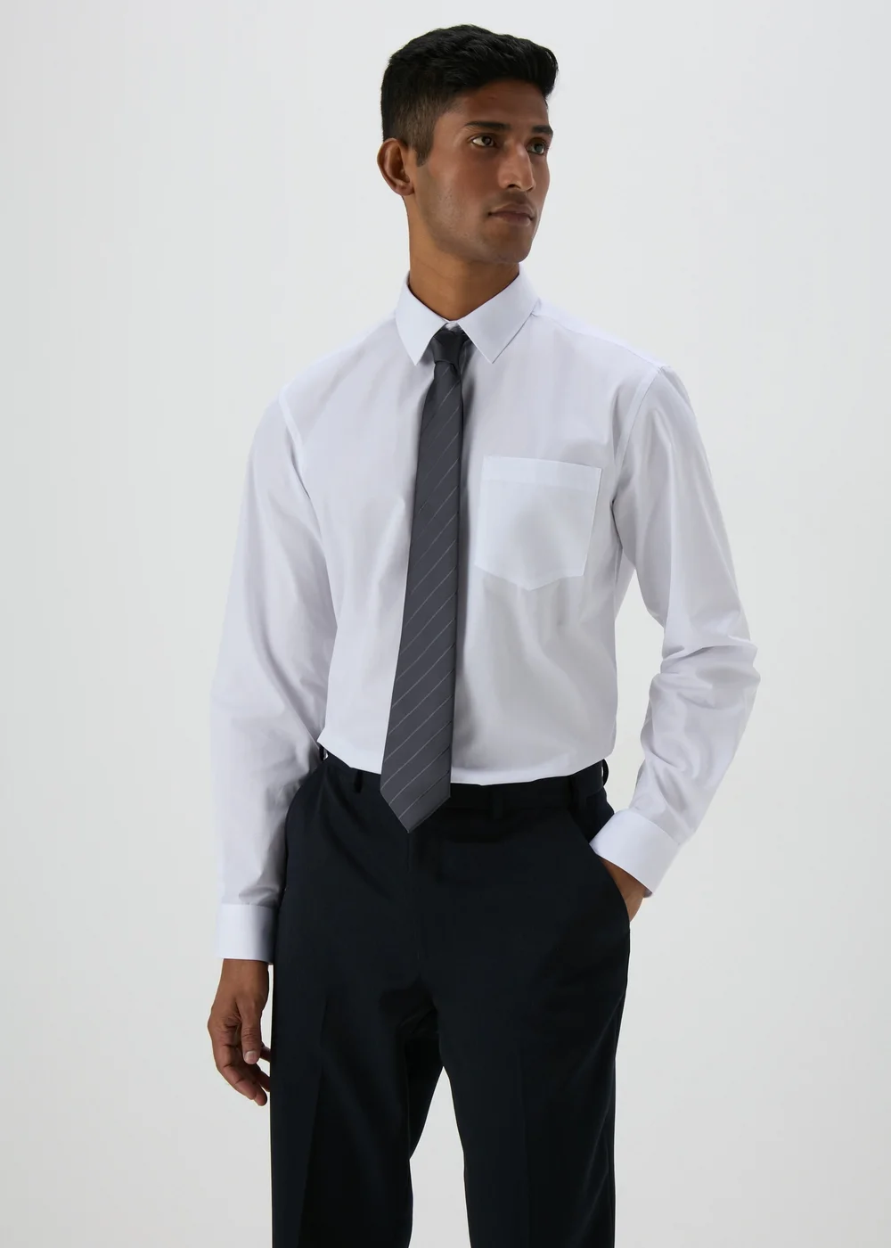 Taylor & Wright Regular Shirt & Tie Set - 15 Collar Image 1