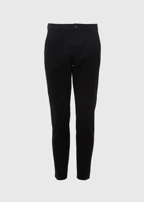 Black Slim Fit Chinos - 38 Waist Long Image 5
