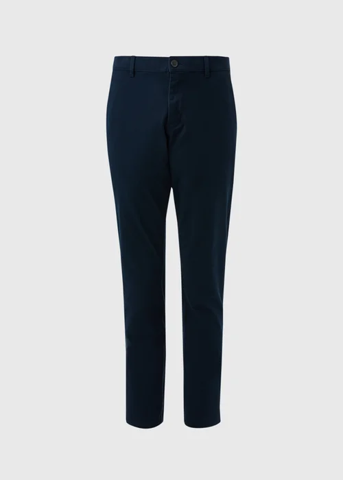 Navy Slim Fit Chinos - 38 Waist Long Image 5