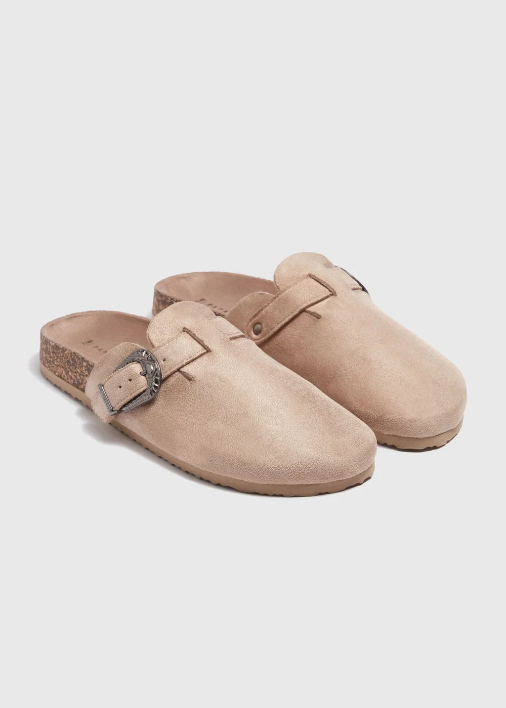Taupe Close Toe Footbeds - 7 Image 1