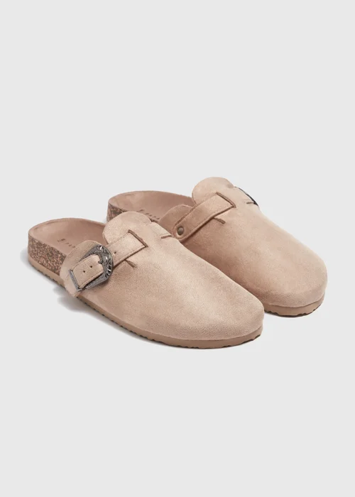 Taupe Close Toe Footbeds - 7 Image 1
