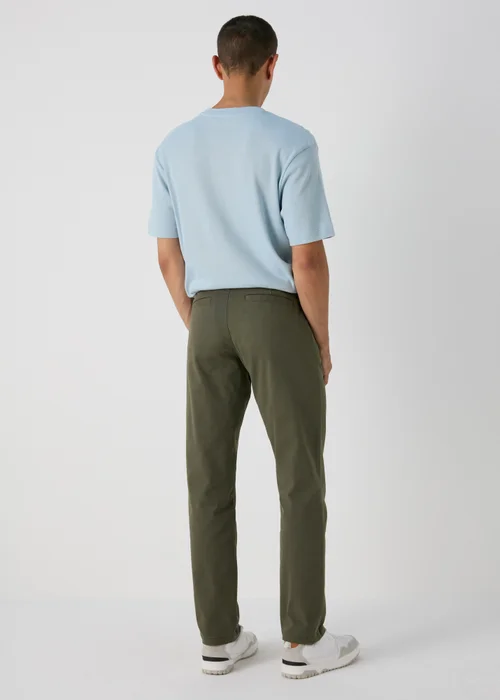 Khaki Slim Fit Chinos - 30 Waist Regular Image 2