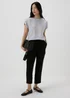 Et Vous Grey Stud Shoulder T-Shirt - 8 Image 1