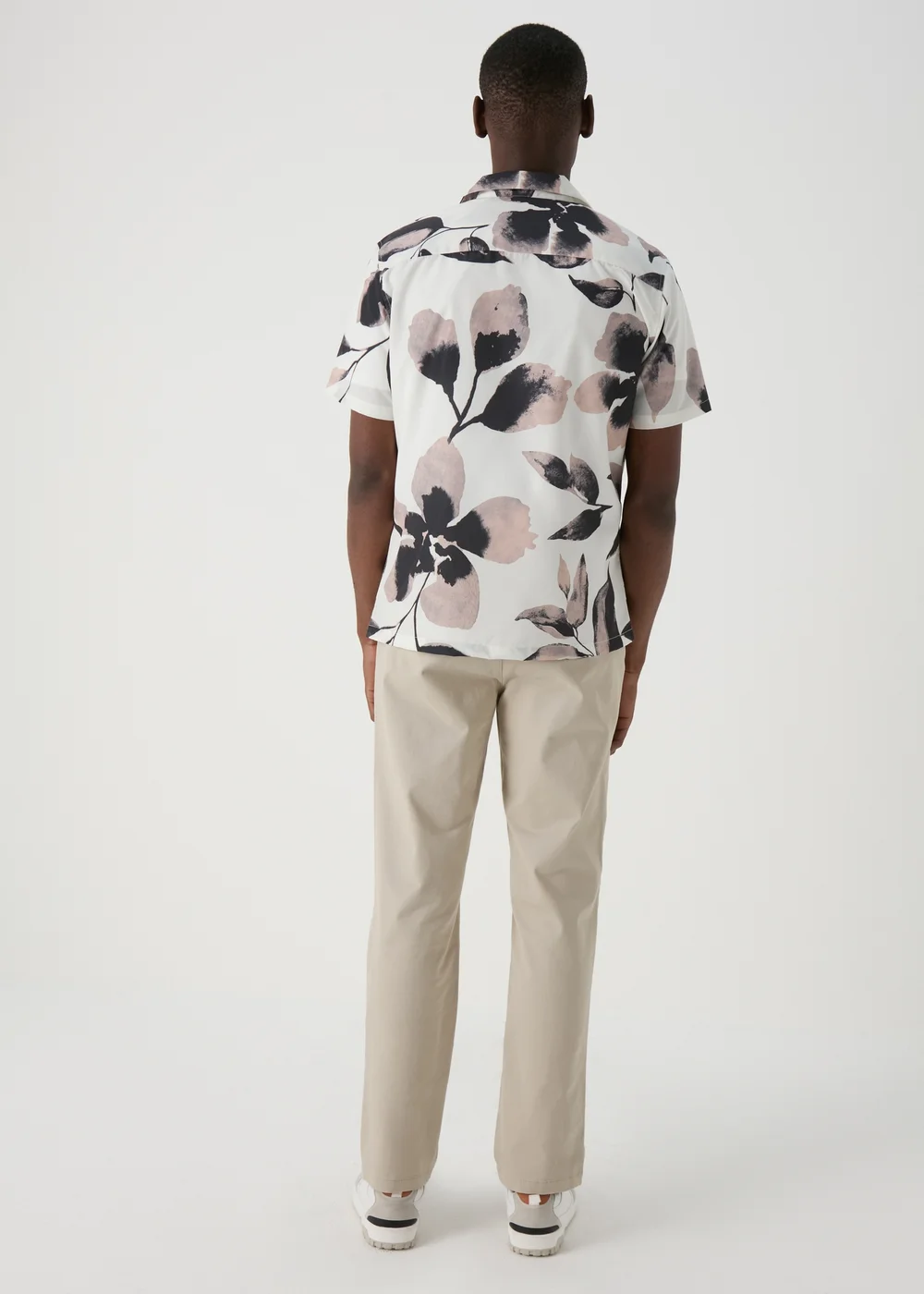 Stone Straight Fit Stretch Chinos - 30 Waist Regular Image 2