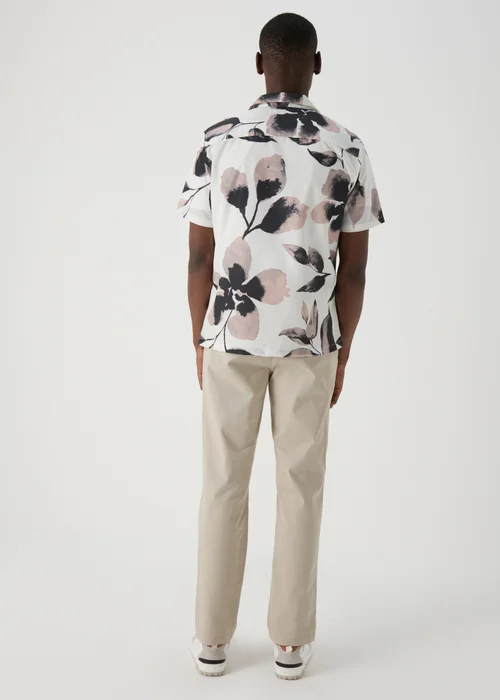 Stone Straight Fit Stretch Chinos - 30 Waist Regular Image 2