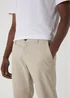 Stone Straight Fit Stretch Chinos - 30 Waist Regular Image 3