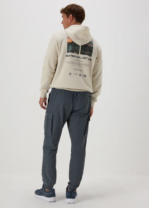Blue Drawcord Cargo Trousers - Extra small Image 2