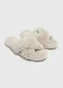 Mink Fur Slipper Sliders - Small Image 1
