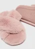 Pink Double Strap Slippers - Small Image 2