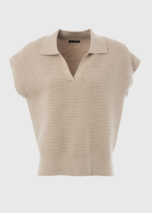 Et Vous Beige Knitted Sweater Vest - S Image 4